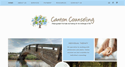Desktop Screenshot of cantoncounseling.com